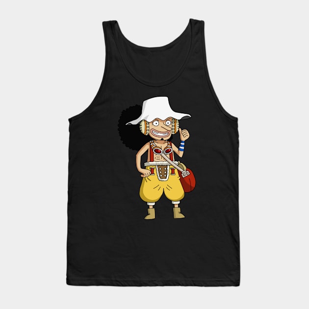 usopp logo pirate funny Tank Top by JocelynRLee